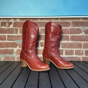 Dexter Vintage Heeled Cowboy Boot
